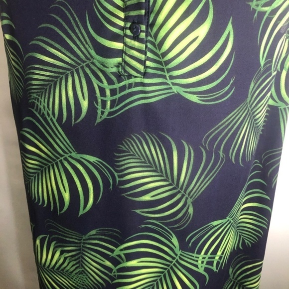 Womens Blue & Green Sleeveless Sheer Dress. Size XXL. - Picture 2 of 5